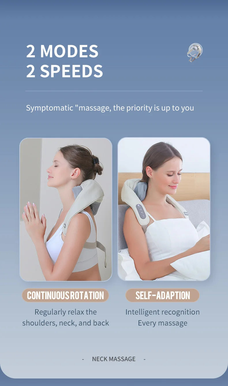 Clynera RelaxPro™ | Wireless Neck & Back Massager