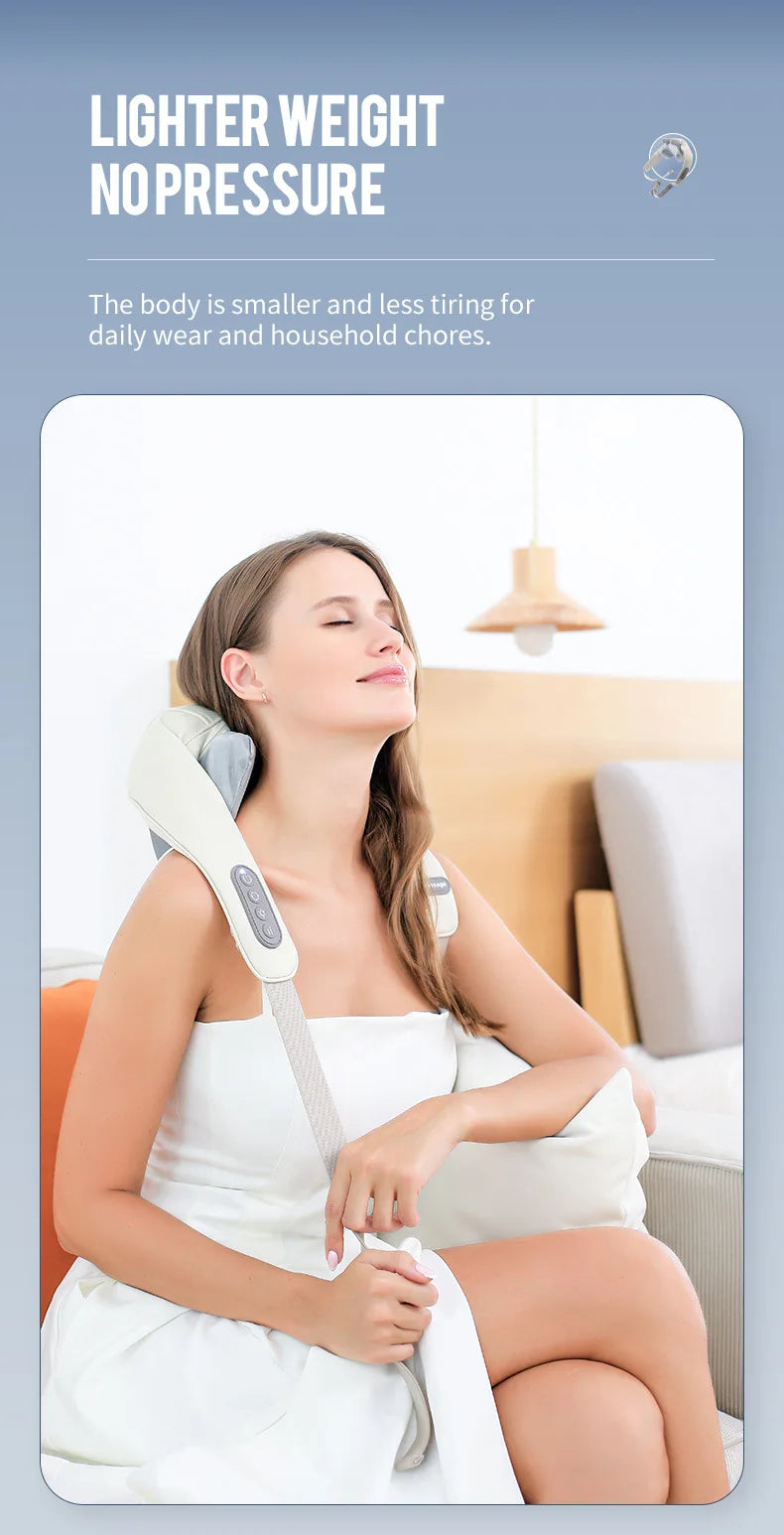 Clynera RelaxPro™ | Wireless Neck & Back Massager