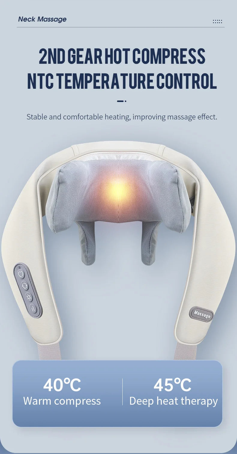 Clynera RelaxPro™ | Wireless Neck & Back Massager