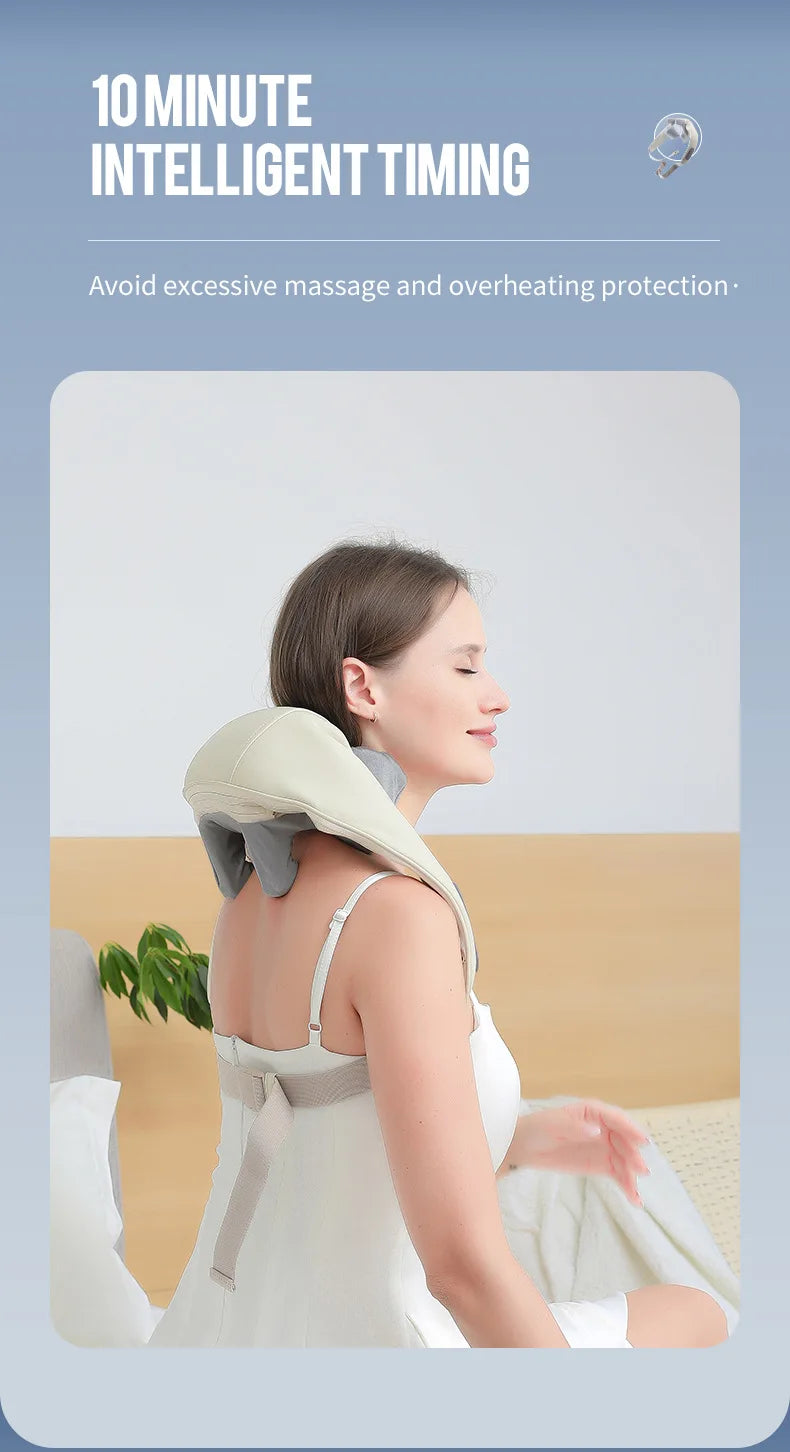 Clynera RelaxPro™ | Wireless Neck & Back Massager