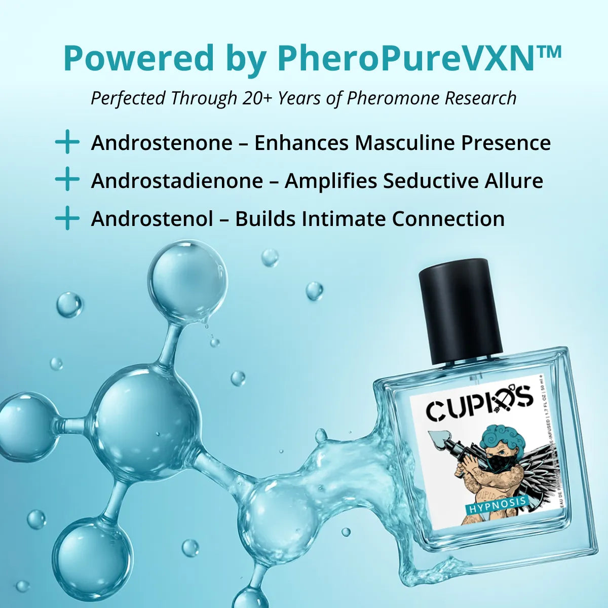 Original Cupids™ Hypnosis Pheromone Cologne 50 ml.