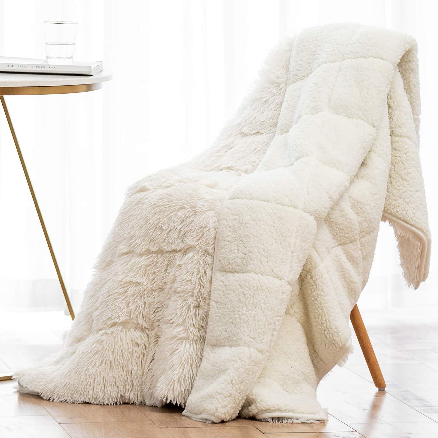 Faux Fur Weighted Blanket