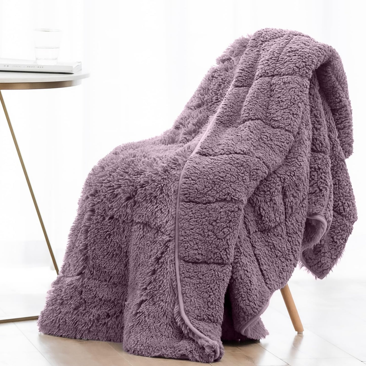 Faux Fur Weighted Blanket