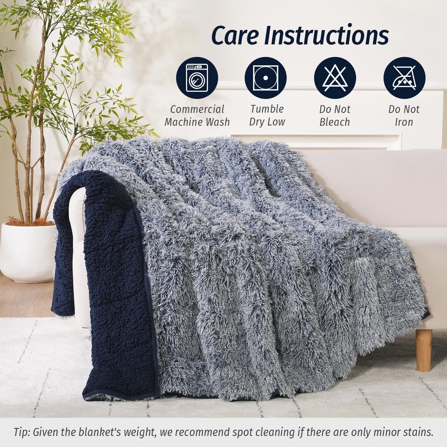Faux Fur Weighted Blanket