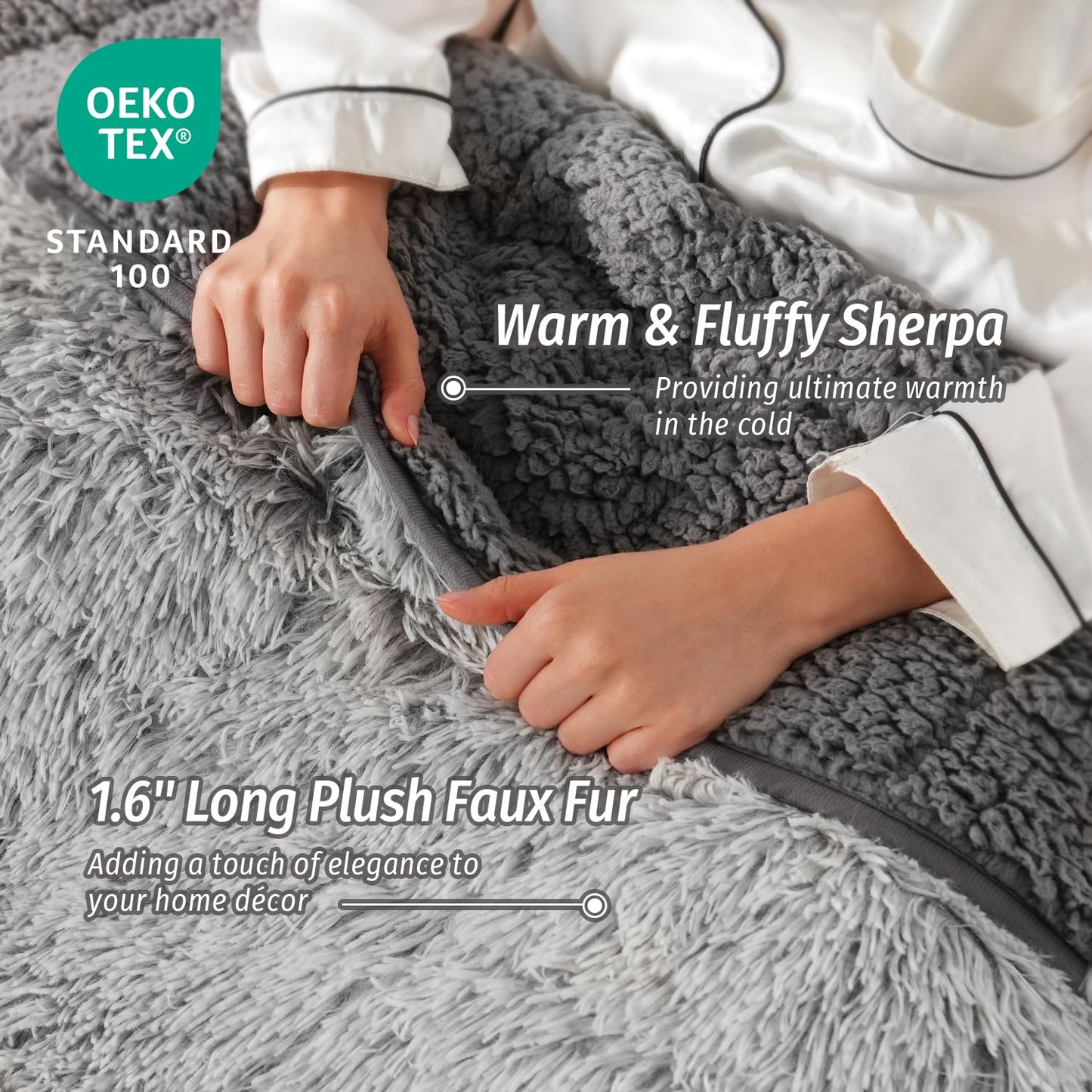 Faux Fur Weighted Blanket