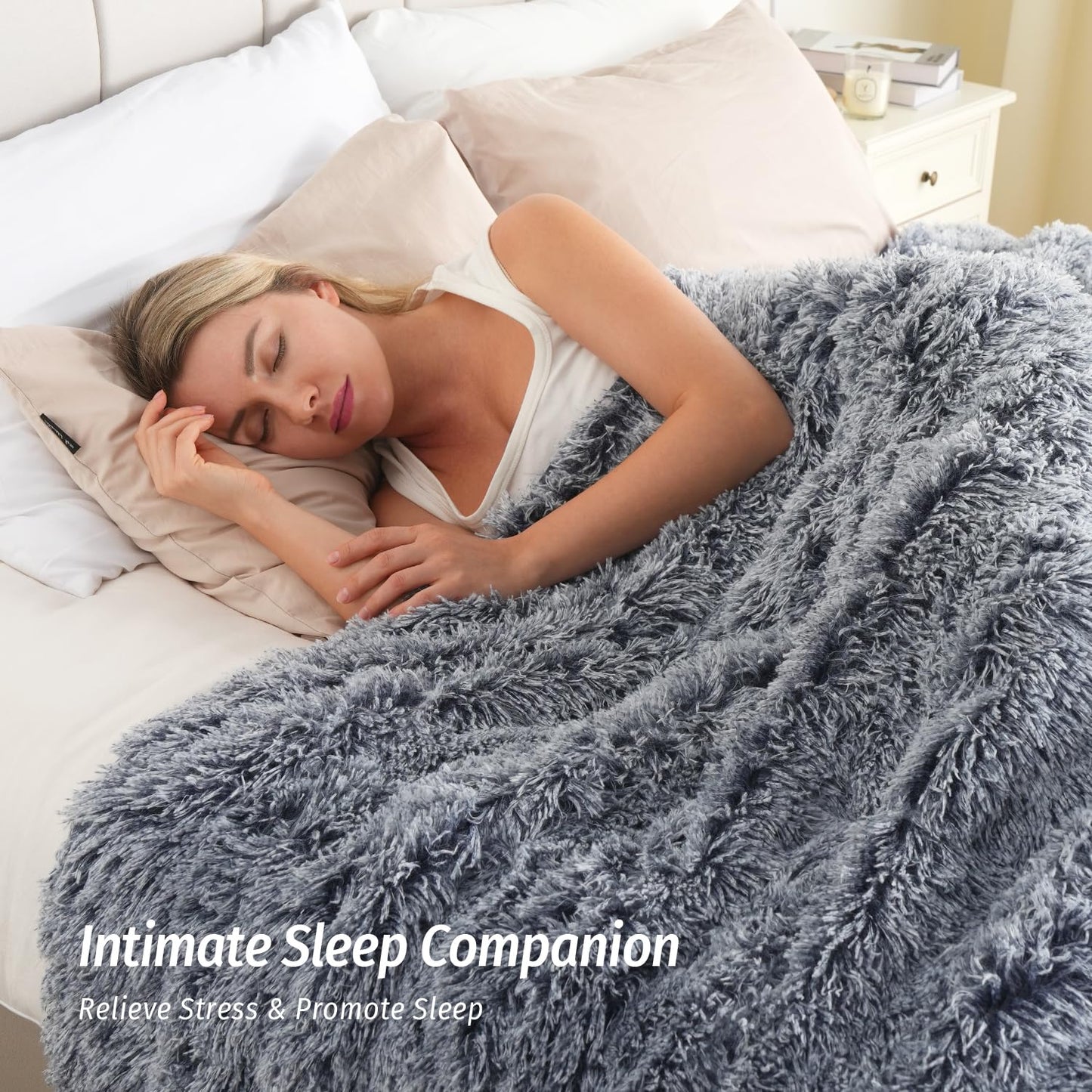 Faux Fur Weighted Blanket