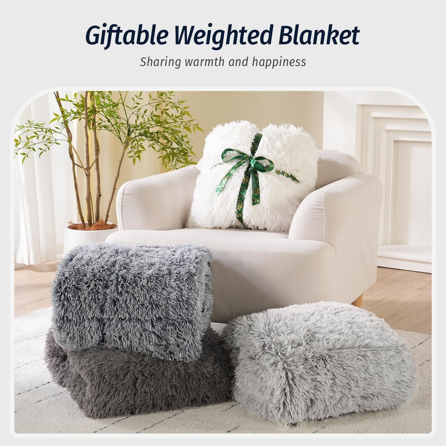 Faux Fur Weighted Blanket