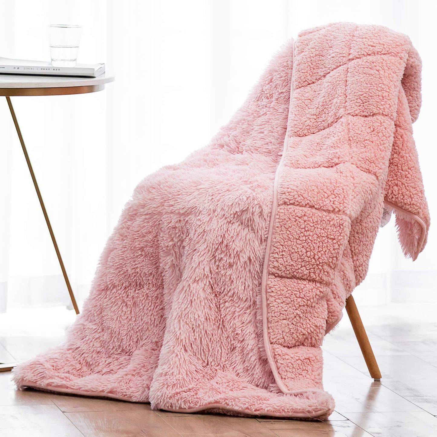 Faux Fur Weighted Blanket