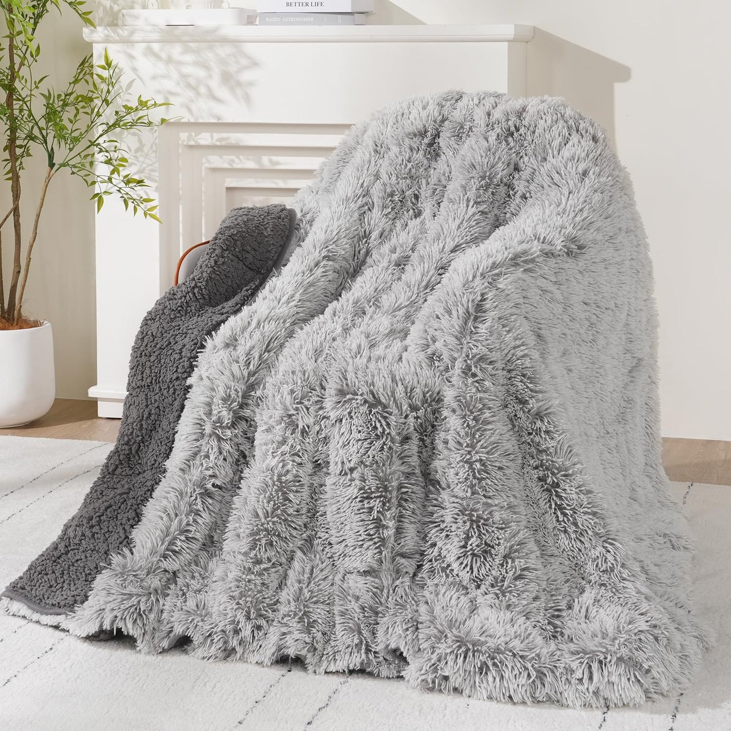 Faux Fur Weighted Blanket