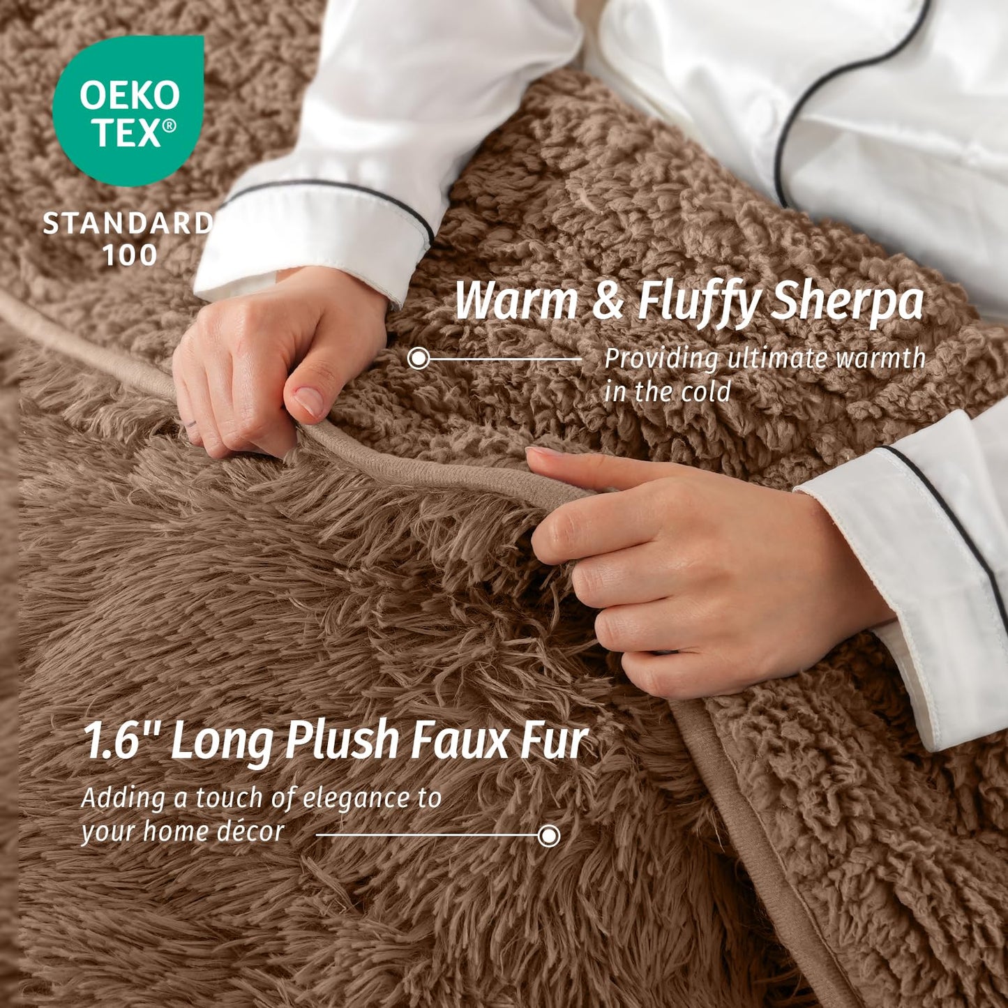 Faux Fur Weighted Blanket