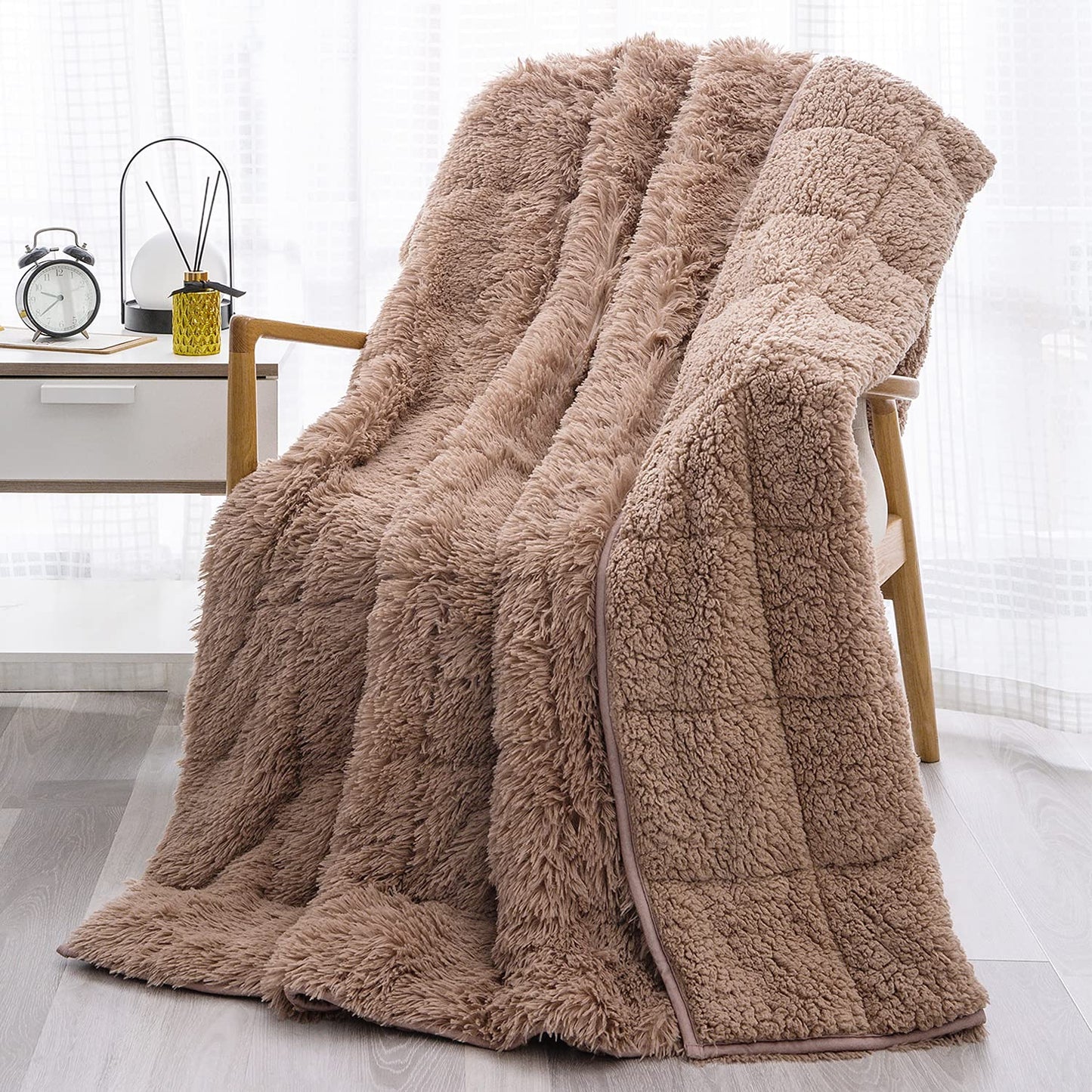 Faux Fur Weighted Blanket