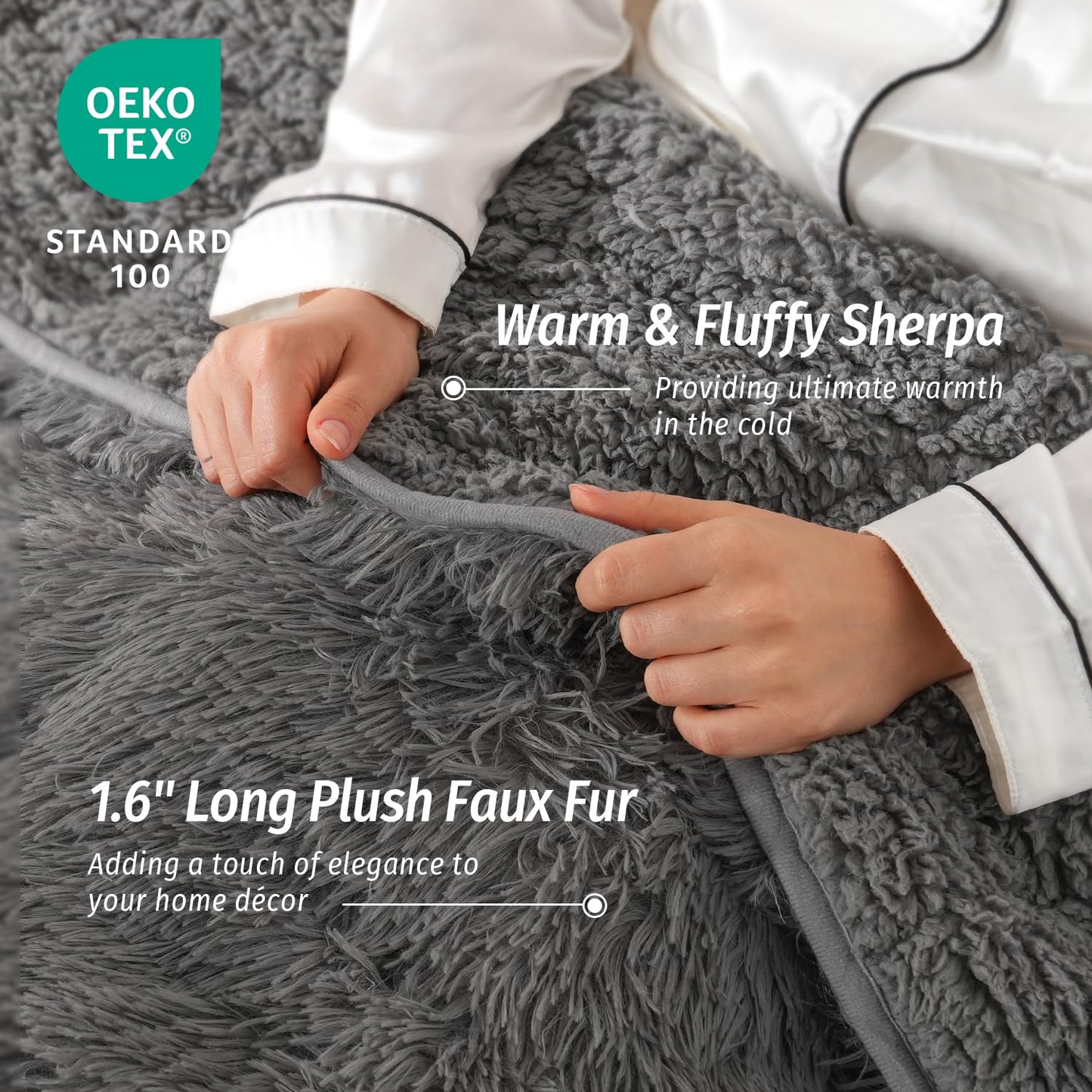 Faux Fur Weighted Blanket