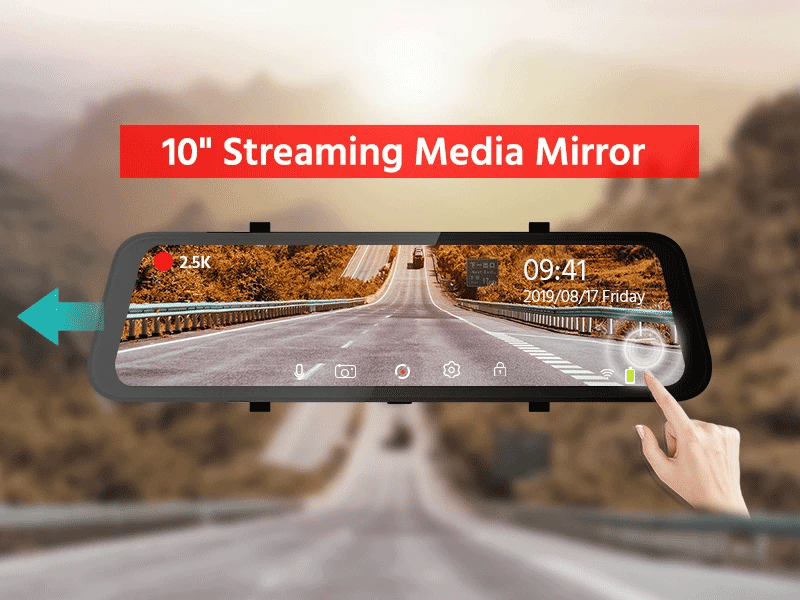 MotorWay™ | Dash Camera Camera Video Recorder With Rear View