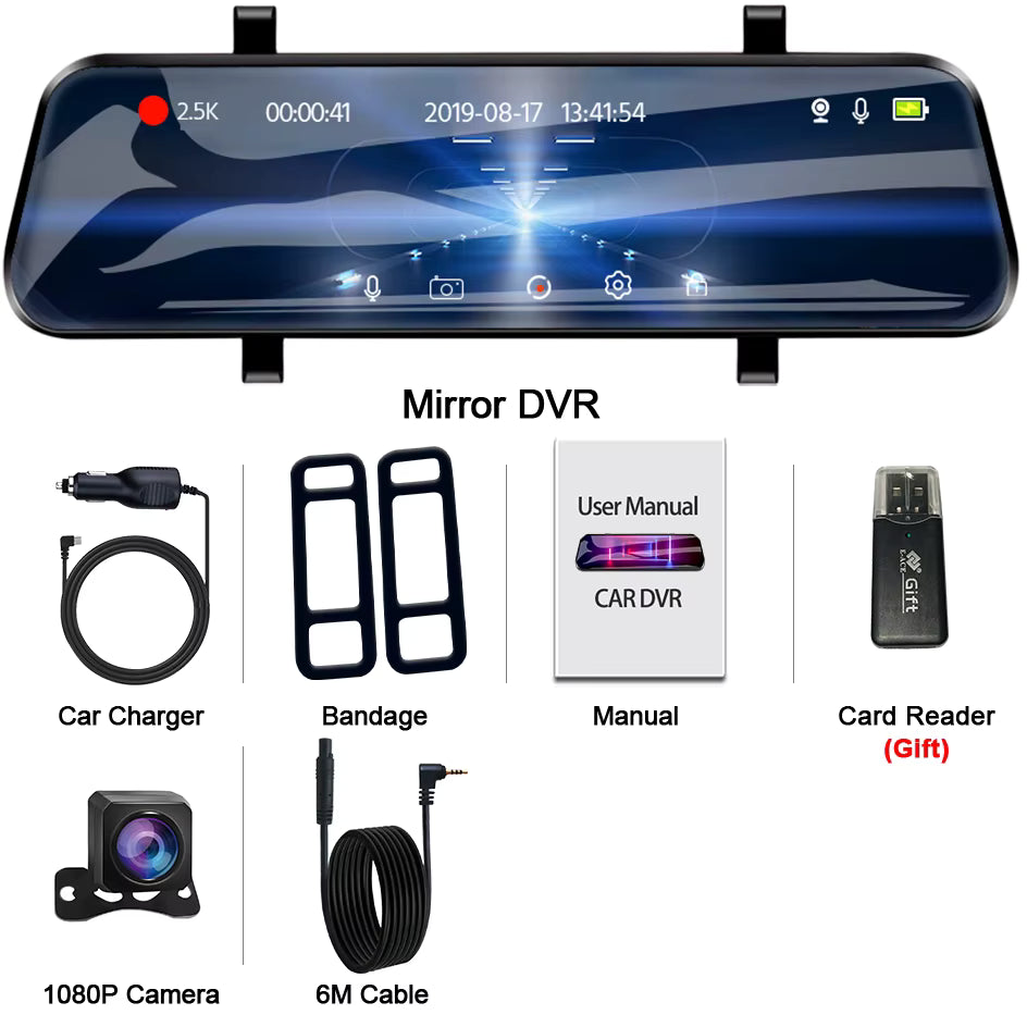 MotorWay™ | Dash Camera Camera Video Recorder With Rear View