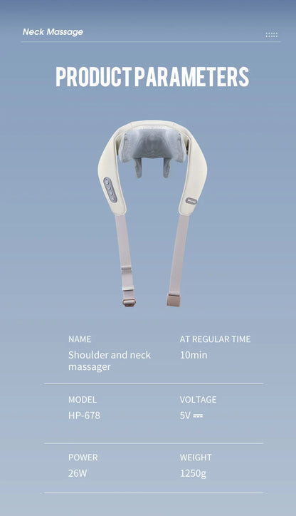 Clynera RelaxPro™ | Wireless Neck & Back Massager