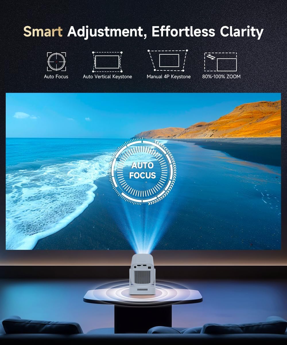 CineBeam™ 4K Native 1080P Smart Projector
