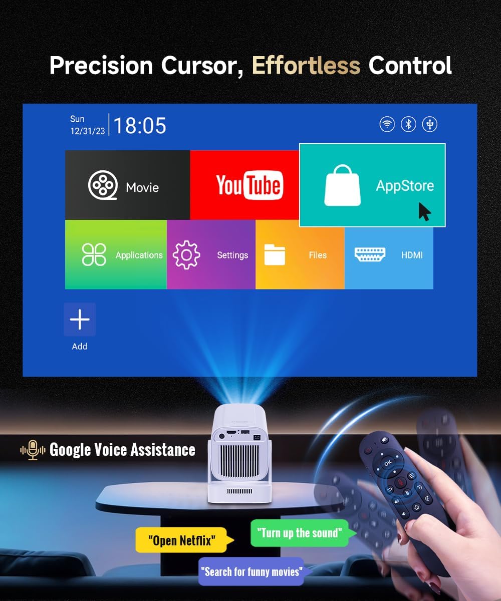 CineBeam™ 4K Native 1080P Smart Projector