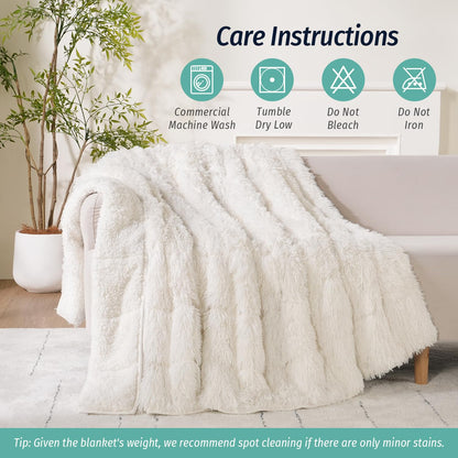 Faux Fur Weighted Blanket
