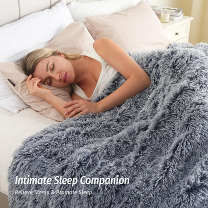 Faux Fur Weighted Blanket