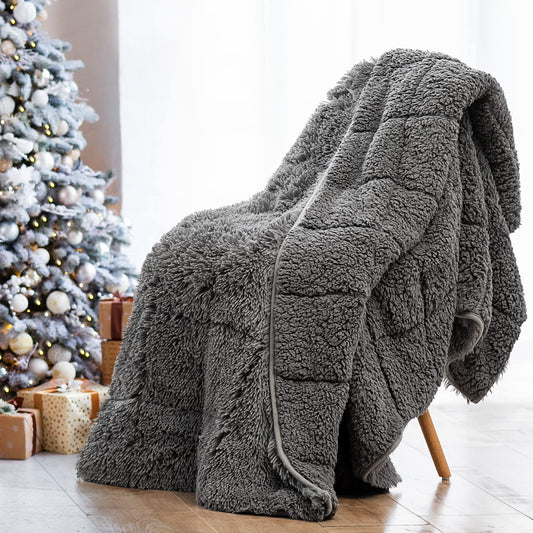 Faux Fur Weighted Blanket