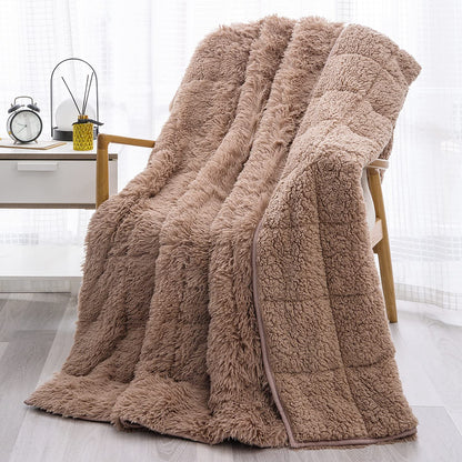 Faux Fur Weighted Blanket