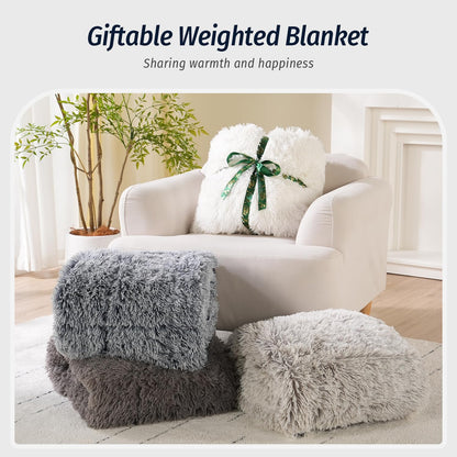 Faux Fur Weighted Blanket